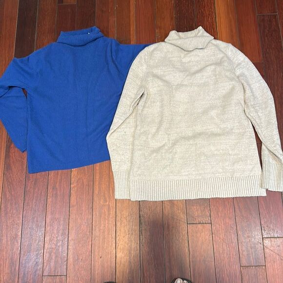 Lord & Taylor Cashmere & J Crew Sweaters - Blue and Grey Blend - Picture 1 of 4